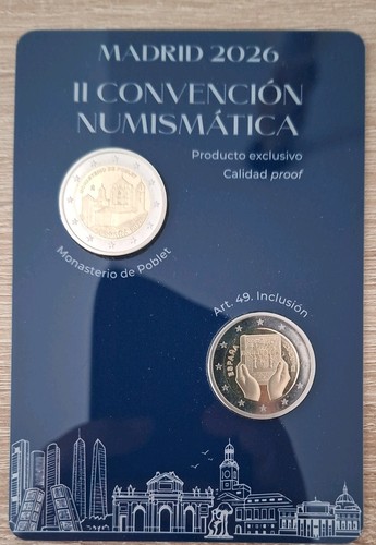 Euro coincard proof spain - 2€,