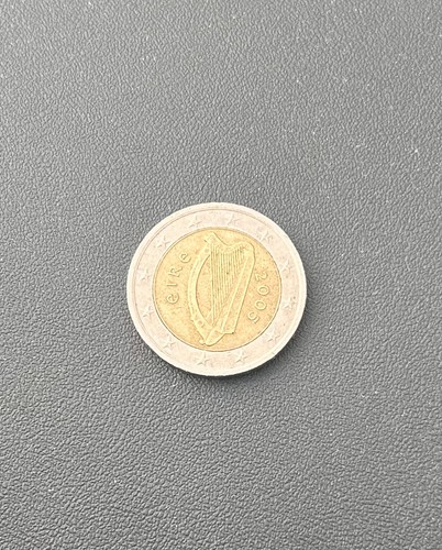 Moneta euro rara eire - moneta, 2