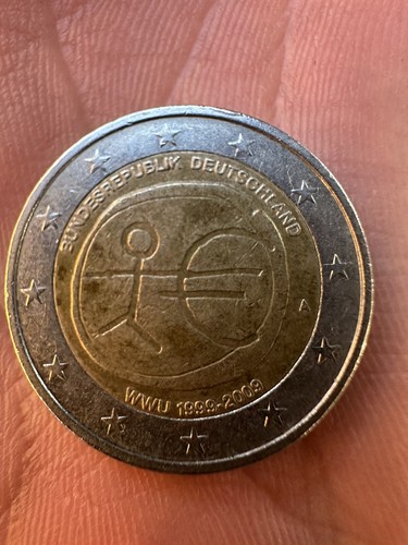 Moneta rara euro della - da,