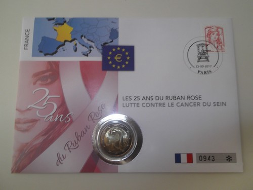 Euro numisbrief francia - euro, 2017
