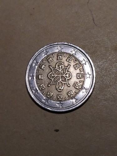 Euro portogallo rara con - euro,