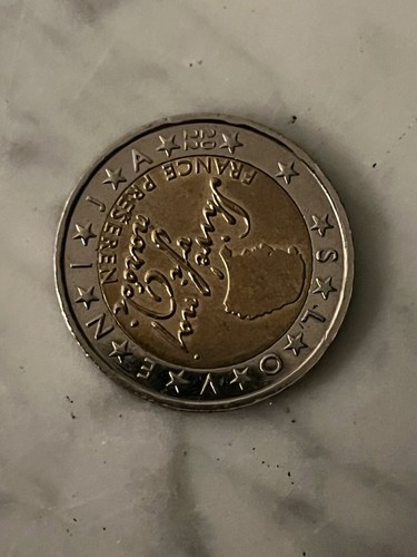 Moneta euro slovenia - moneta,