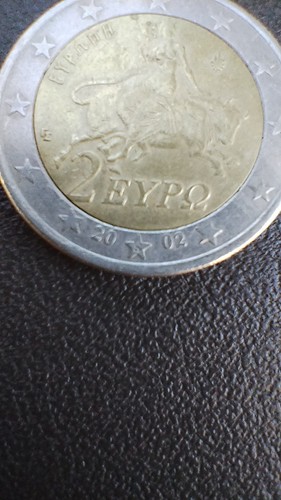 Moneta euro grecia 2002 - 2,