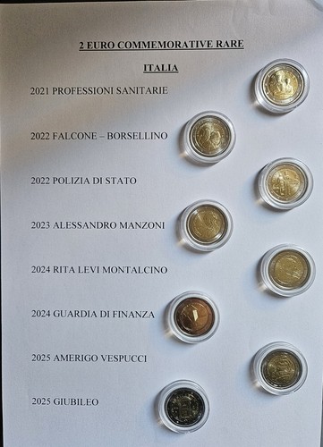 Euro italia monete - 2, rare