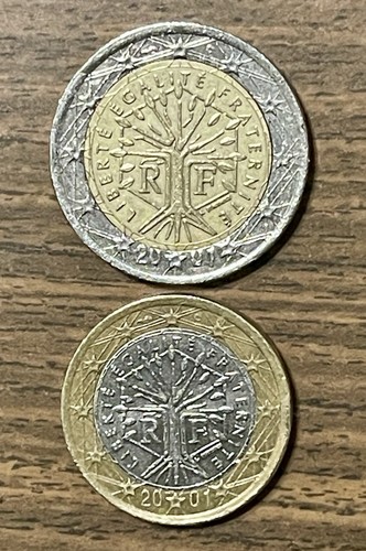 Monete 2 euro francia - monete, da
