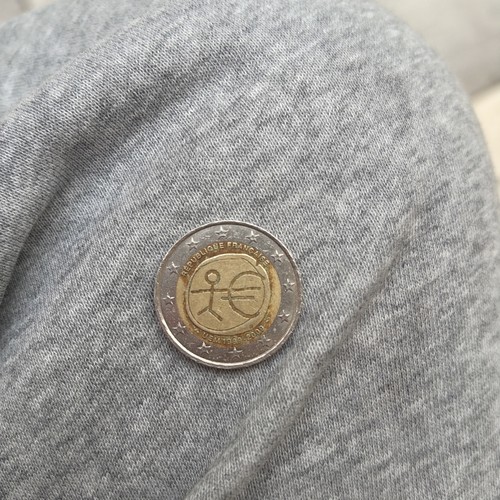 Moneta euro rara francese - rara,