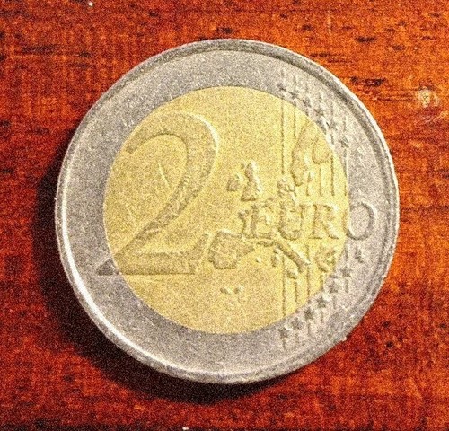Moneta euro rara - da,