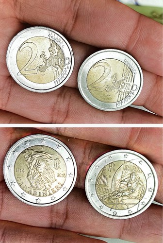Moneta euro giochi - moneta, da