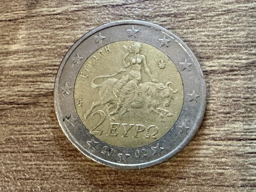 Rara moneta euro grecia 2002 - euro,